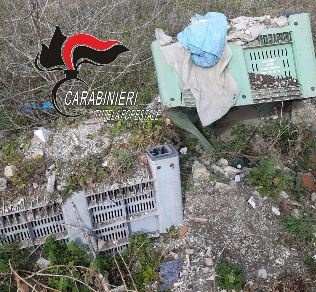 Sequestrata discarica abusiva di 35 mila mq a Pomigliano d’Arco