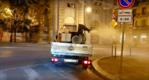 Sanificazione delle strade