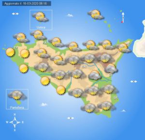 Meteo martedì 17 marzo Sicilia