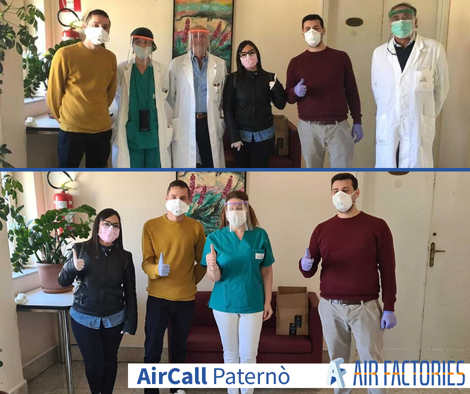 Nasce Air Factories, la no-profit messinese che fornisce DPI ai medici