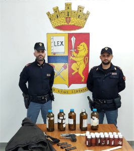 Pregiudicato trovato in possesso