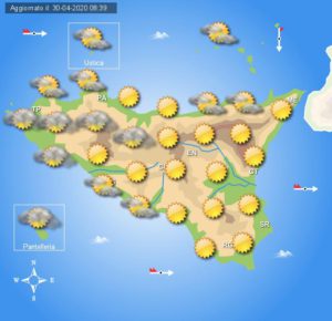 Meteo venerdì 1 maggio Sicilia