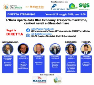 ROMA (ITALPRESS) - Si svolgera' venerdi' 22 maggio alle 11 l'evento web dal titolo "L'Italia riparta...