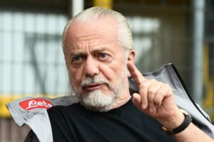 NAPOLI (ITALPRESS) - Giornata di festa in casa Napoli con il presidente Aurelio De Laurentiis che...