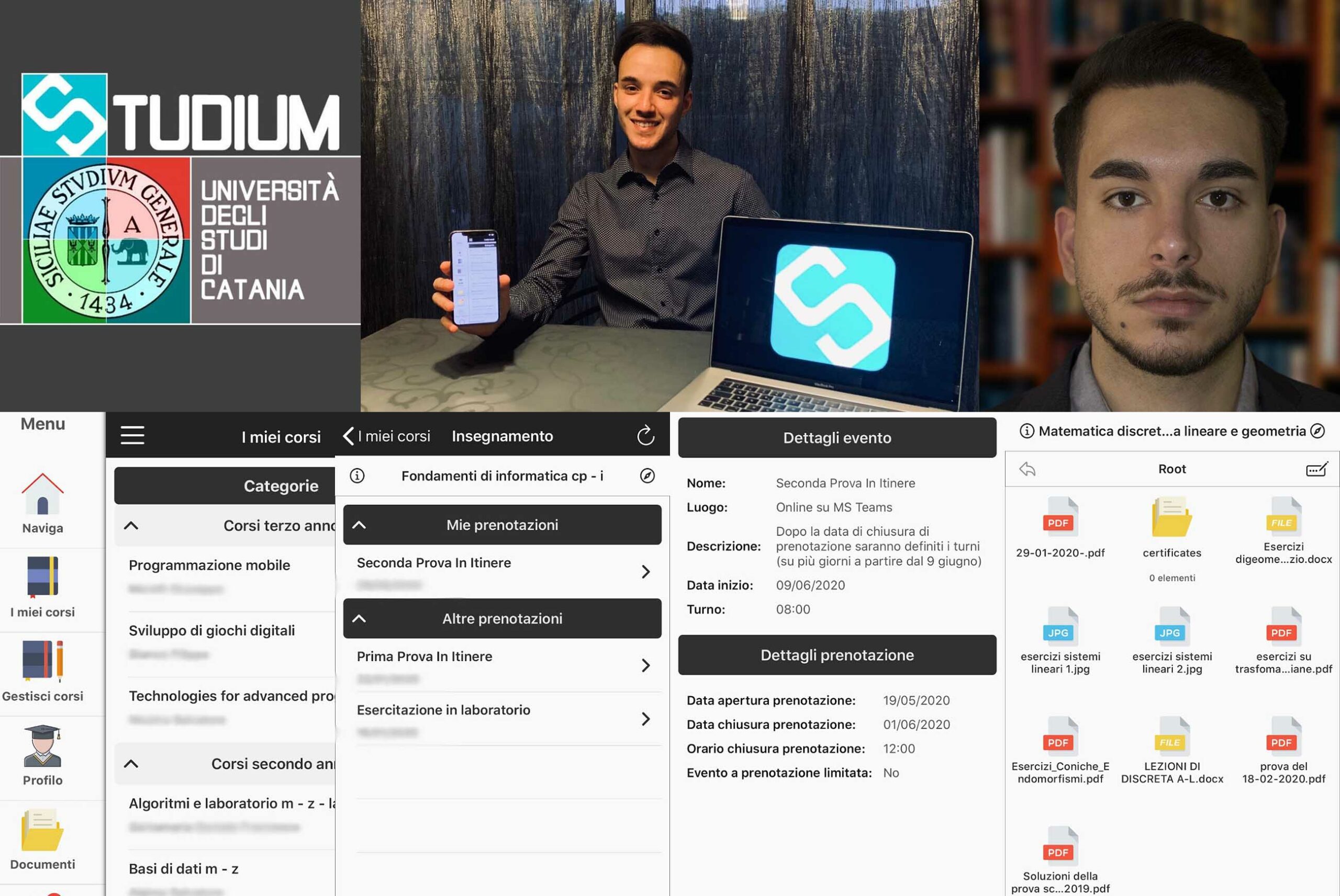 L’app Studium Unict disponibile sull’App Store per i dispositivi Apple