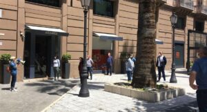 Mascherine Tricolori a Palermo