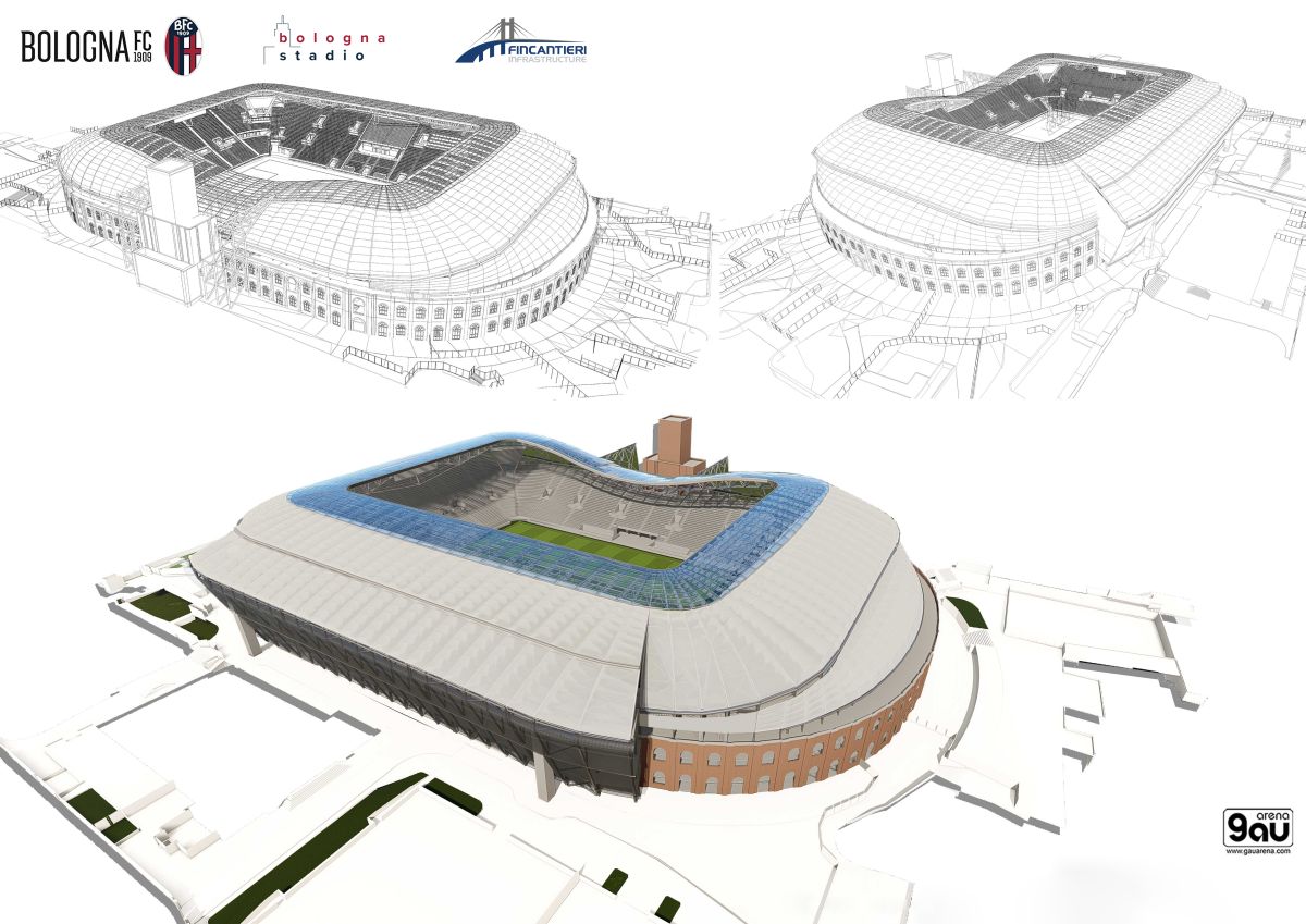 Accordo Bologna Stadio-Fincantieri Infrastructure per il nuovo Dall’Ara