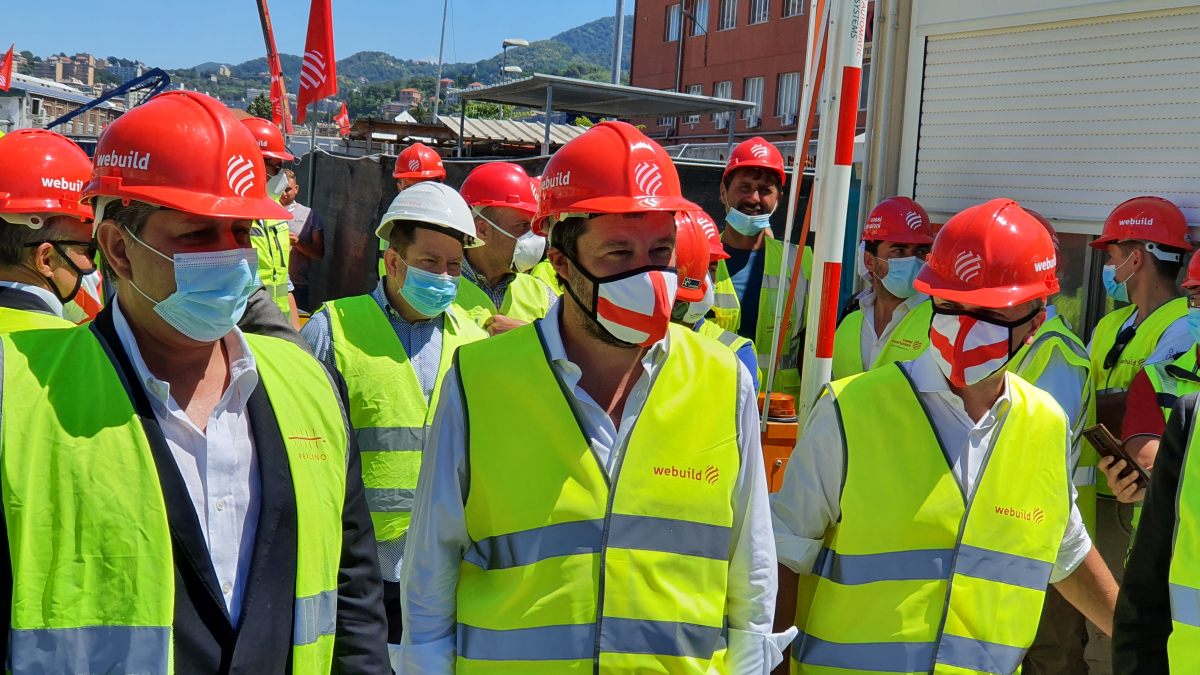 Salvini “Il modello Genova l’unico per ripartire”