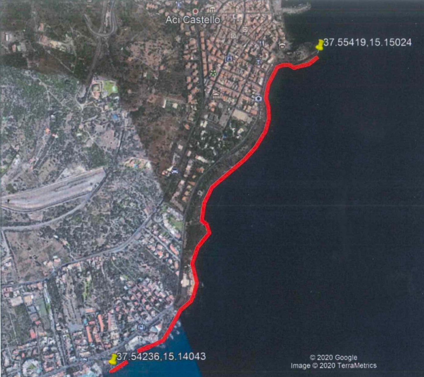 Acicastello, divieto di balneazione temporaneo dal Castello fino al lido La Risacca
