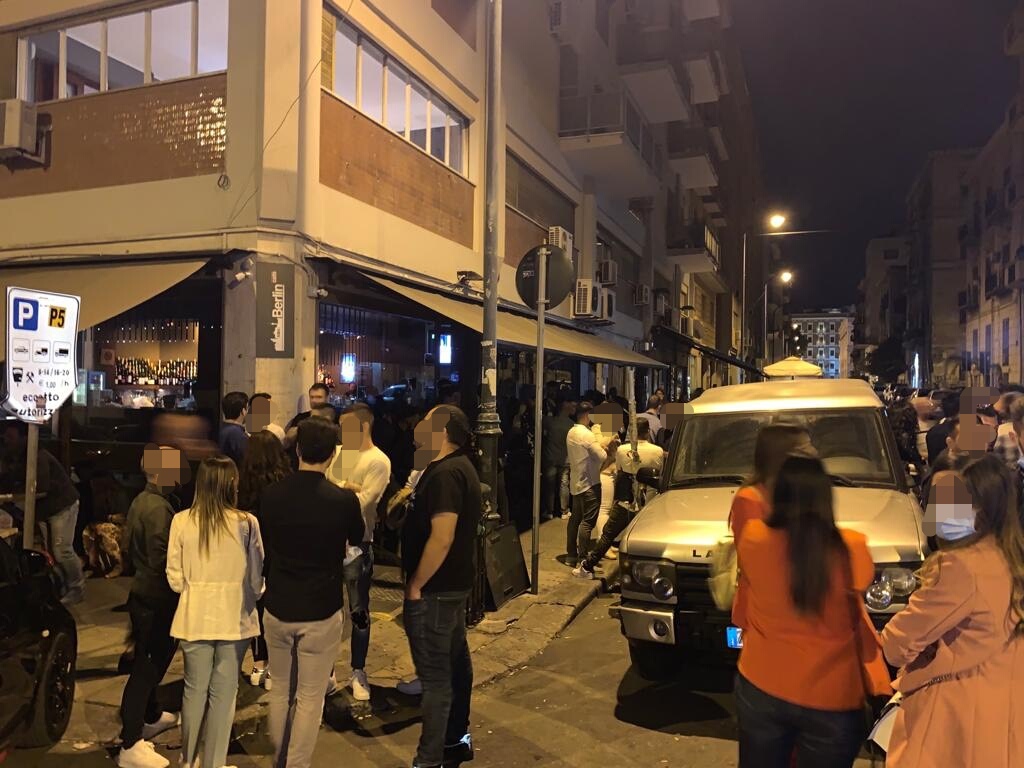 Locali chiusi a Palermo e gestori multati in piazzetta della Canna e via La Lumia