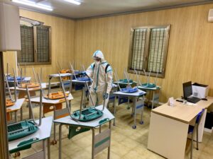 L'Esercito sanifica le scuole siciliane