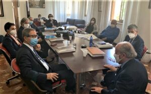 Riscossione Sicilia. Il governatore Nello Musumeci ha visitato a Palermo la sede centrale di...