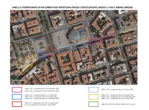 Chiusura via Ruggero Settimo Palermo. L'assessore comunale alle attività Economiche Leopoldo...