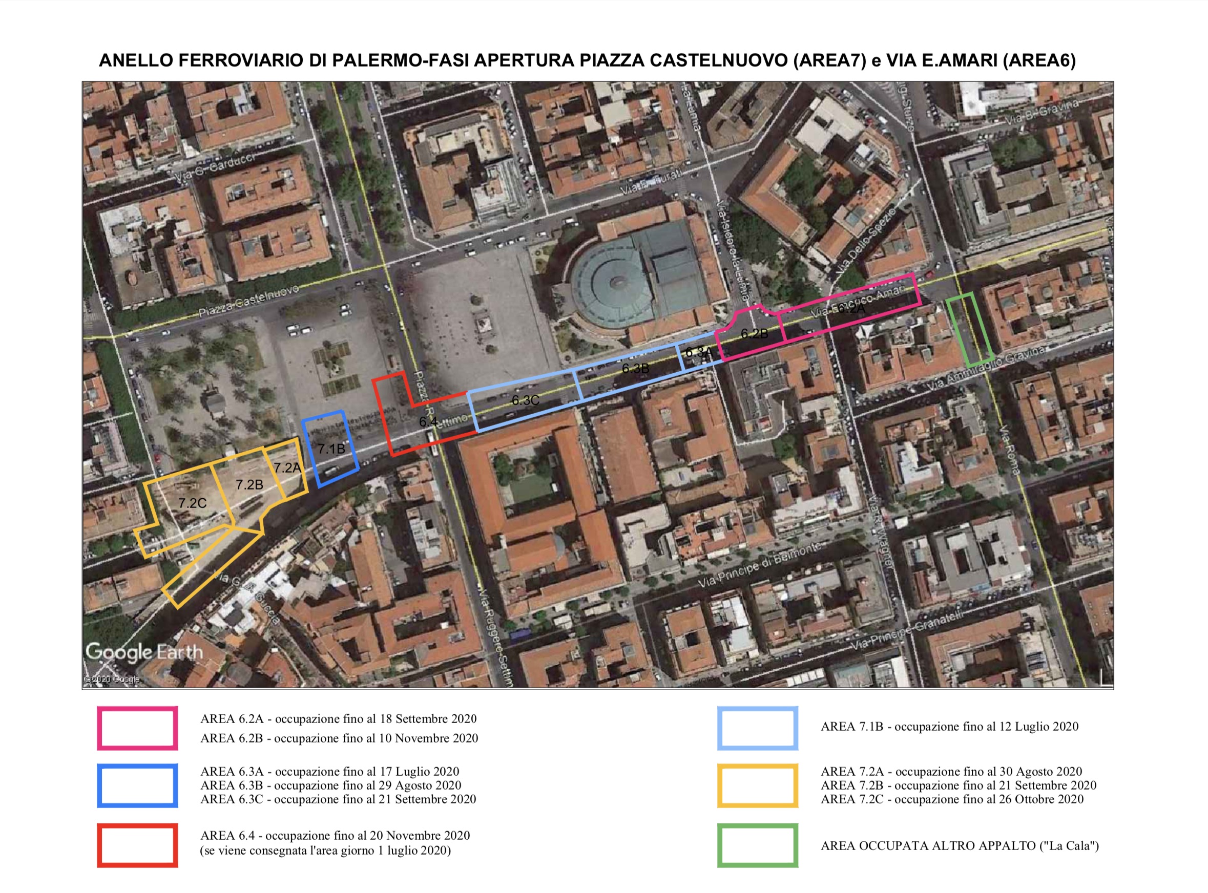 Chiusura via Ruggero Settimo Palermo, data prevista 6 luglio e consegna entro novembre