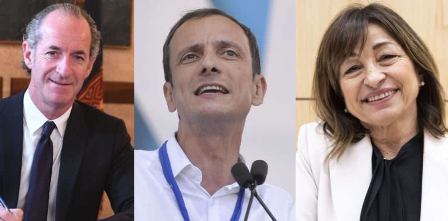 Sondaggi, i governatori piu’ amati Zaia, Fedriga e Tesei