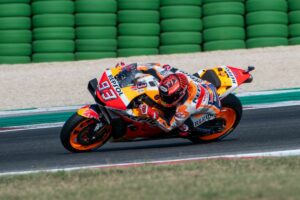 JEREZ (SPAGNA) (ITALPRESS) - Marc Marquez vola nelle prove libere del venerdi' del Gran Premio di...
