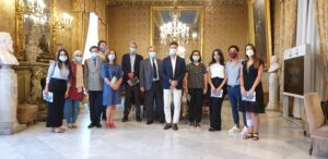 Il sindaco Leoluca Orlando e l’assessore alle Politiche giovanili ed alle Relazioni internazionali...