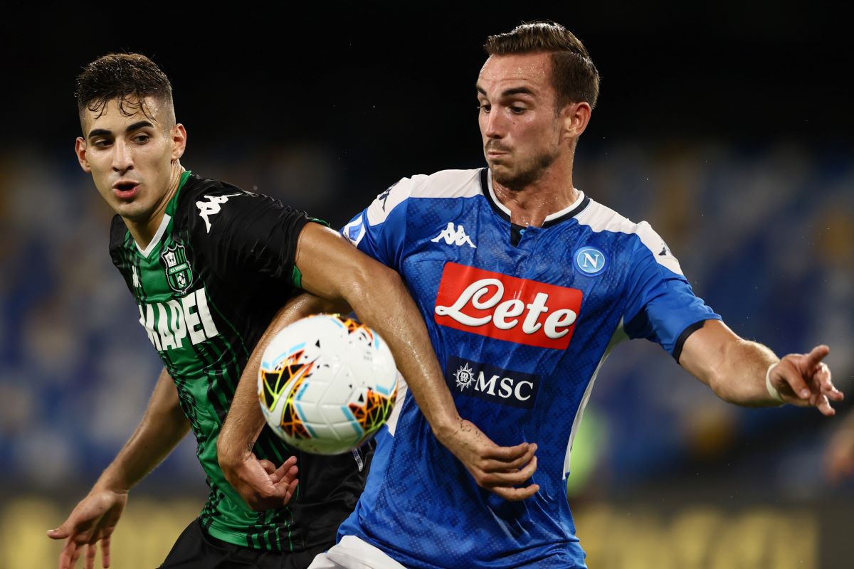 Napoli-Sassuolo 2-0 al San Paolo, in rete Hysaj e Allan
