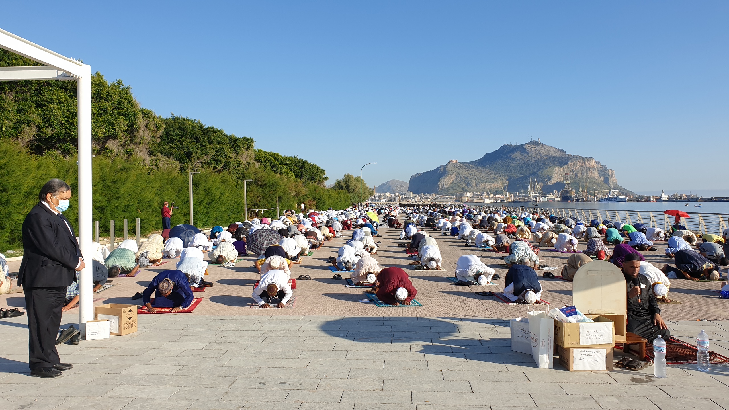 Palermo interreligiosa, Orlando al Foro Italico per Eid Al-Adha