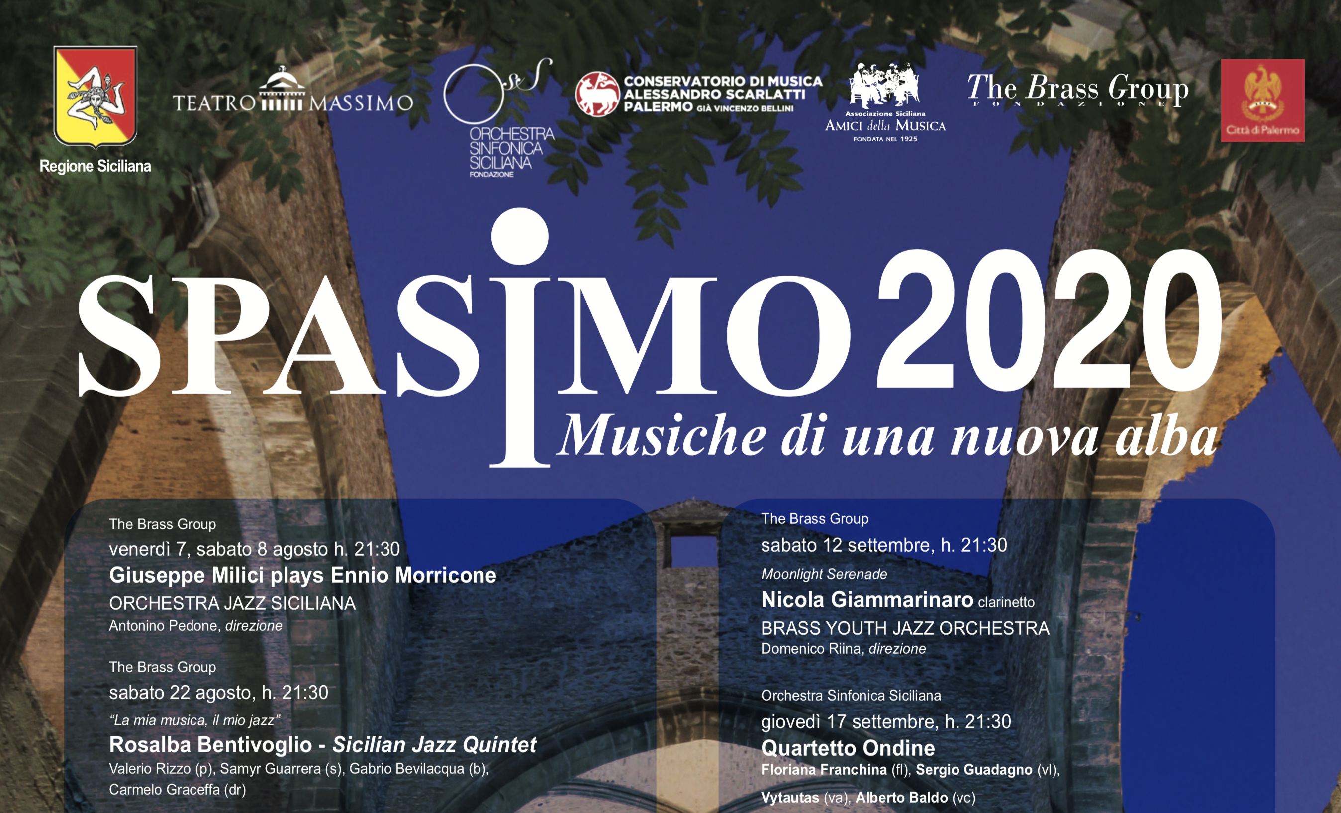 Spasimo 2020, Giuseppe Milici e l’Orchestra Jazz Siciliana celebrano Ennio Morricone