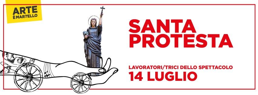 “Santa Protesta”, i lavoratori dello spettacolo scendono in strada per il Festino