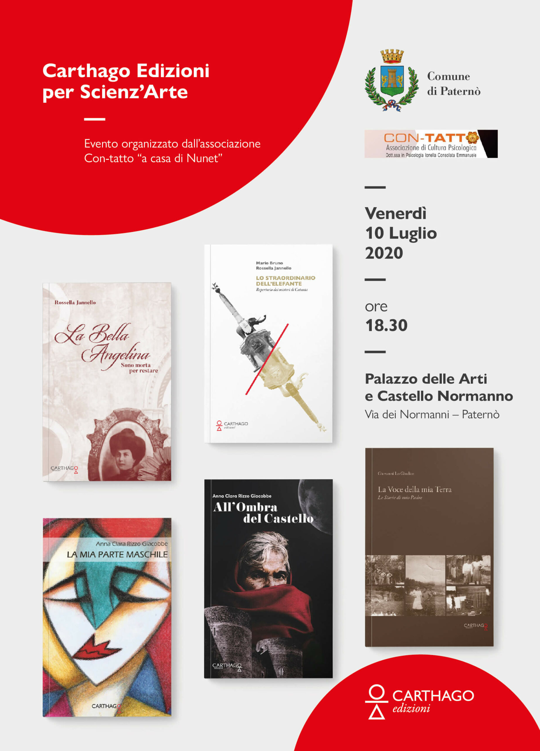 Tempo di ripresa, tempo di Cultura: full immersion della casa editrice Carthago a Paternò