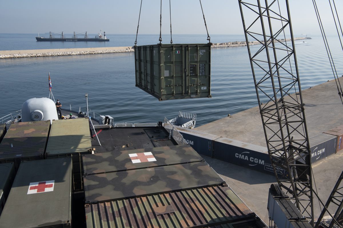 Beirut, al via l’operazione italiana “Emergenza Cedri”