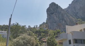 Costone minaccia le case all'Addaura