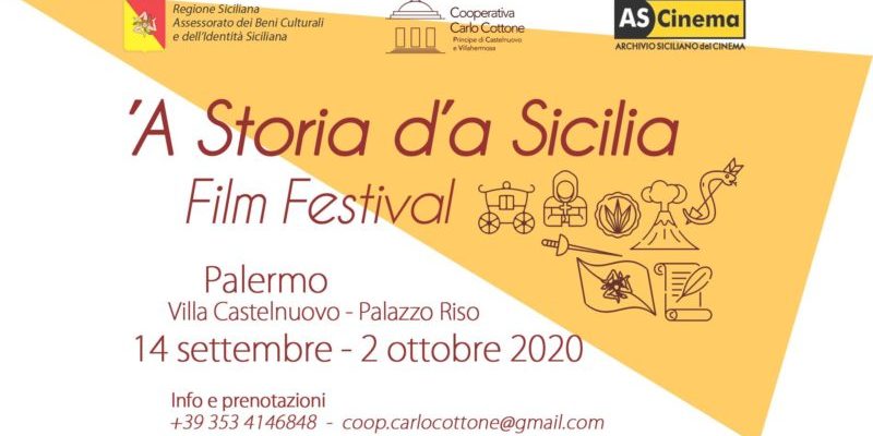 ‘A storia d’a Sicilia Film Festival, a Palermo dal 14 settembre al 2 ottobre