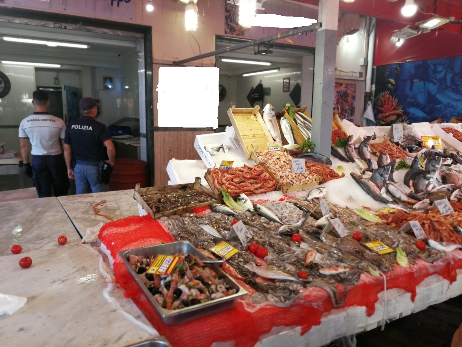 Palermo: sequestrati oltre 200 chili di pesce a Ballarò