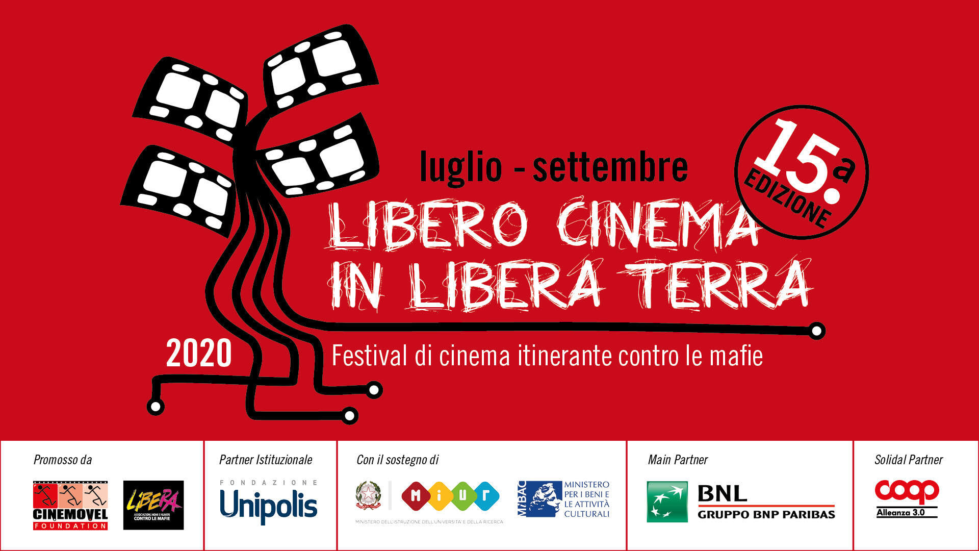 Riparte il 14 settembre la carovana di Libero Cinema. Altre 6 tappe nei territori sottratti alle mafie