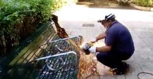 Diassuasori nelle panchine a Palermo