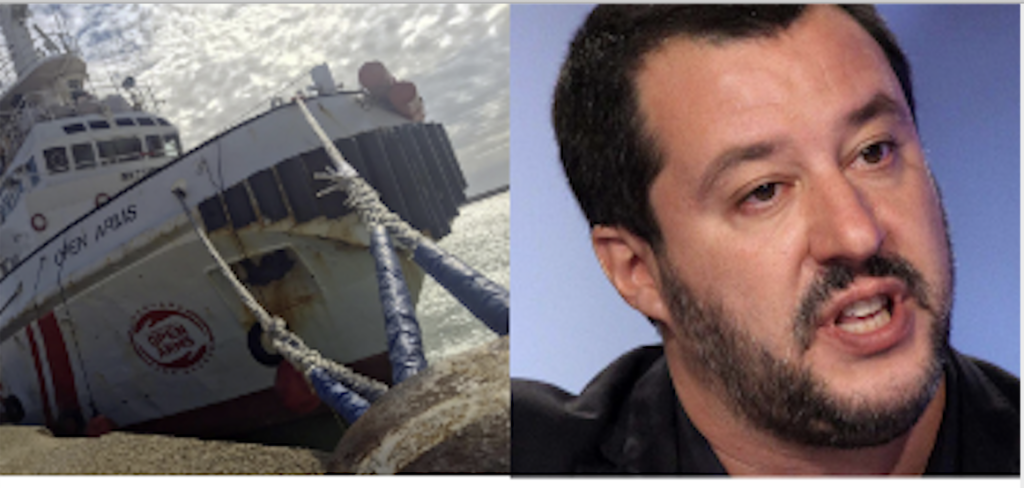 Salvini imputato anche a Palermo per l’inchiesta Open Arms