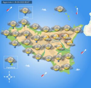 Meteo Sicilia di domenica 27 settembre