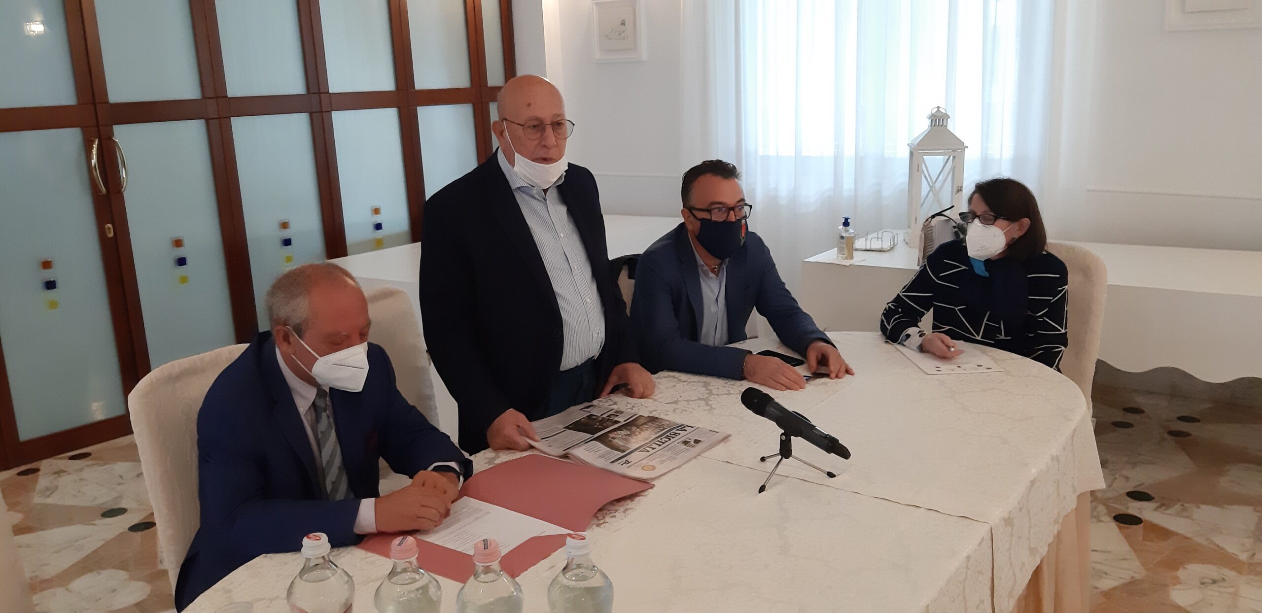 Bronte, la prima conferenza stampa del neo sindaco Firrarello è sull’emergenza Covid