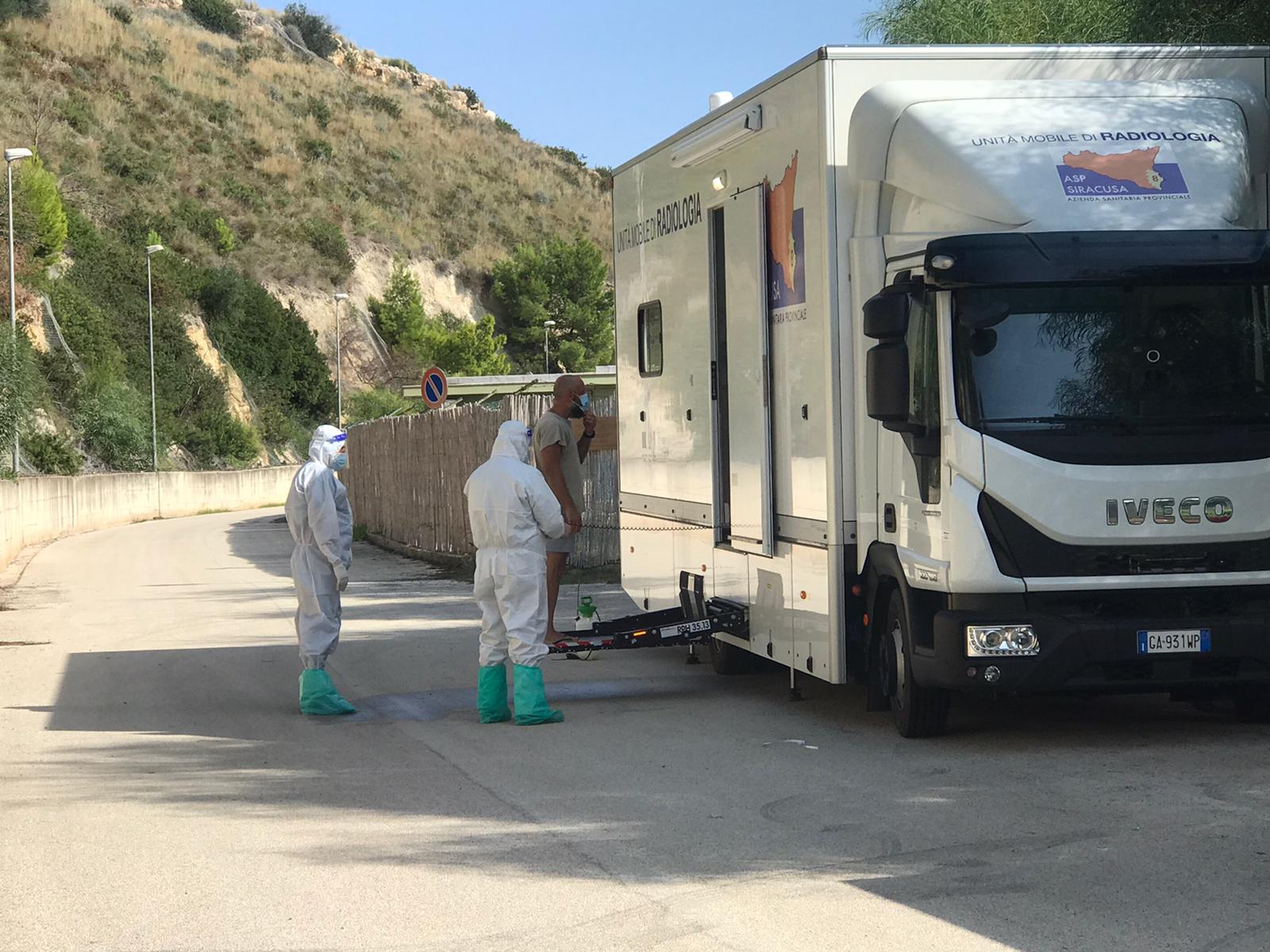 Covid, un mezzo mobile di telemedicina alla Marina Militare di Augusta