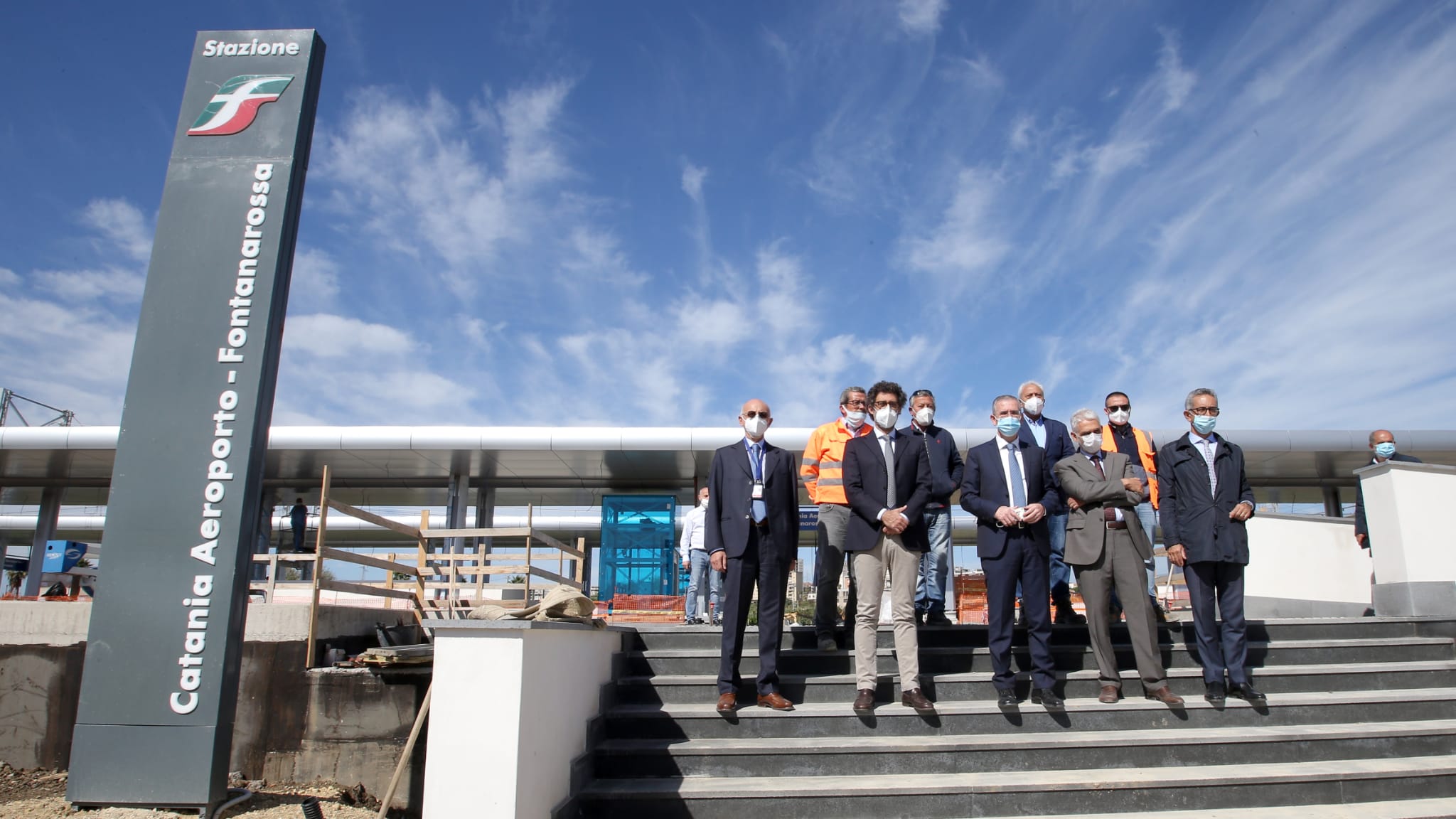 Aeroporto di Catania, in via di completamento la fermata ferroviaria ‘Fontanarossa’