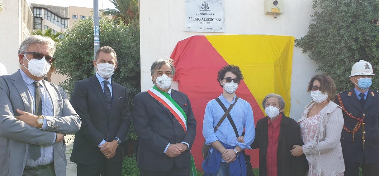 Palermo, il lungomare della Cala intitolato a Sergio Albeggiani