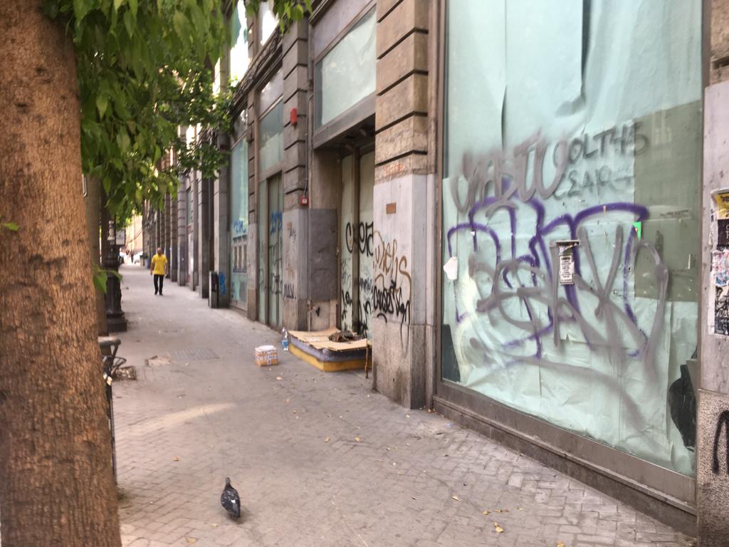 Via Roma a Palermo è “un cimitero di vetrine”: allarme Confcommercio