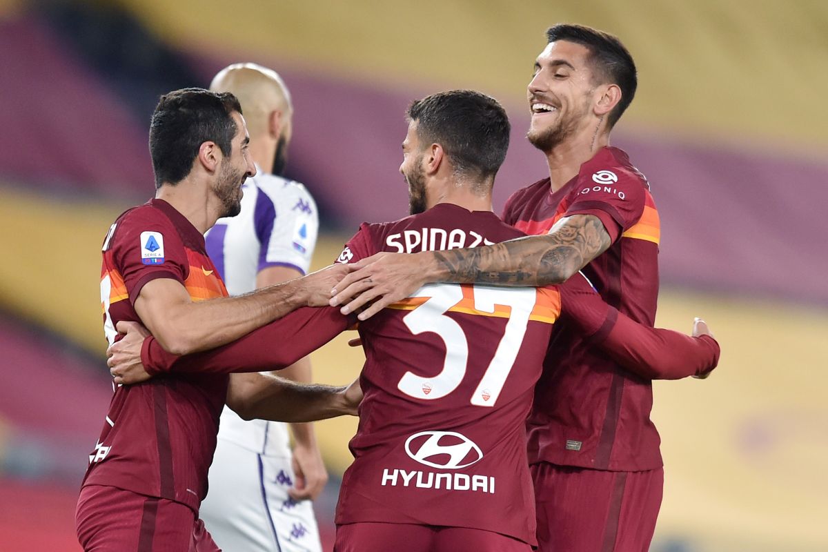 La Roma batte 2-0 la Fiorentina, decidono Spinazzola e Pedro