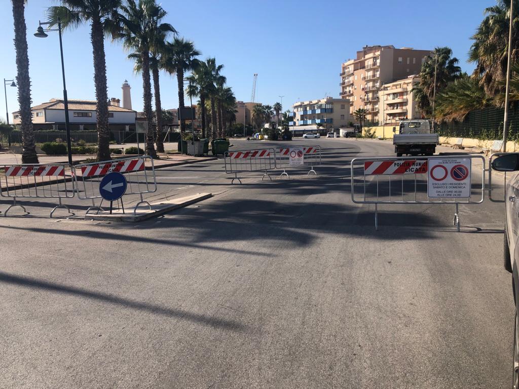 Licata (Ag), lungomare chiuso per evitare stazionamenti