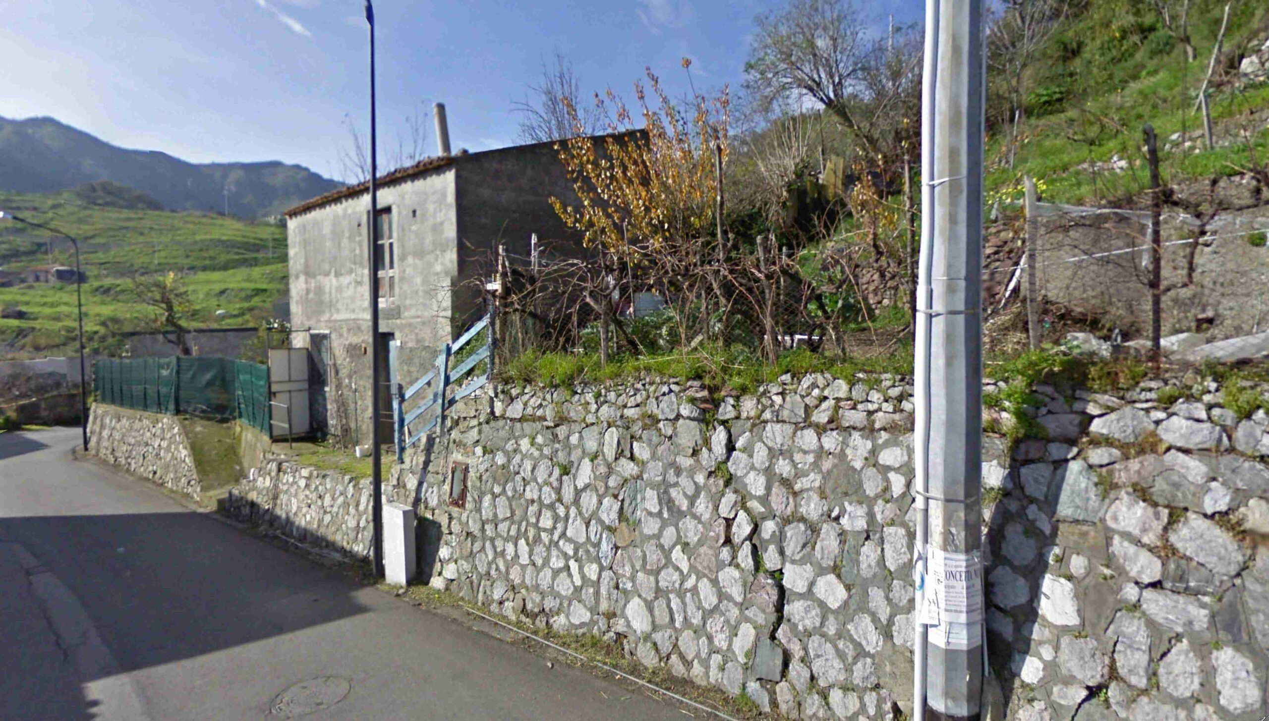 Progetto per il consolidamento della Sp 12 nel messinese