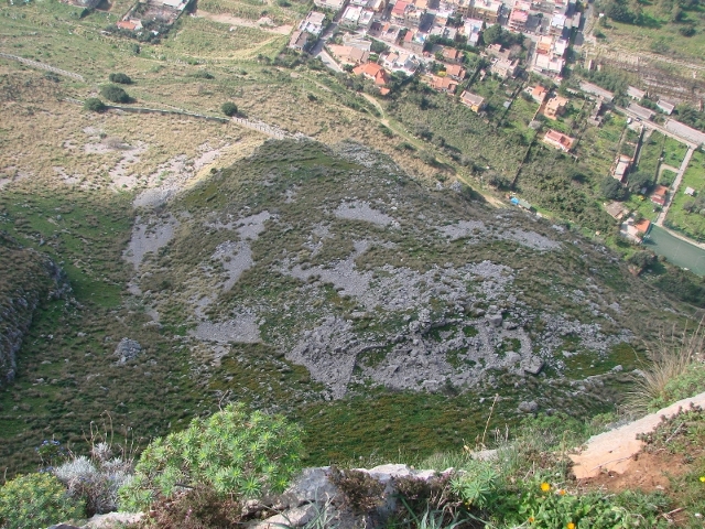 Capaci (Pa), consolidamento della montagna Raffo Rosso