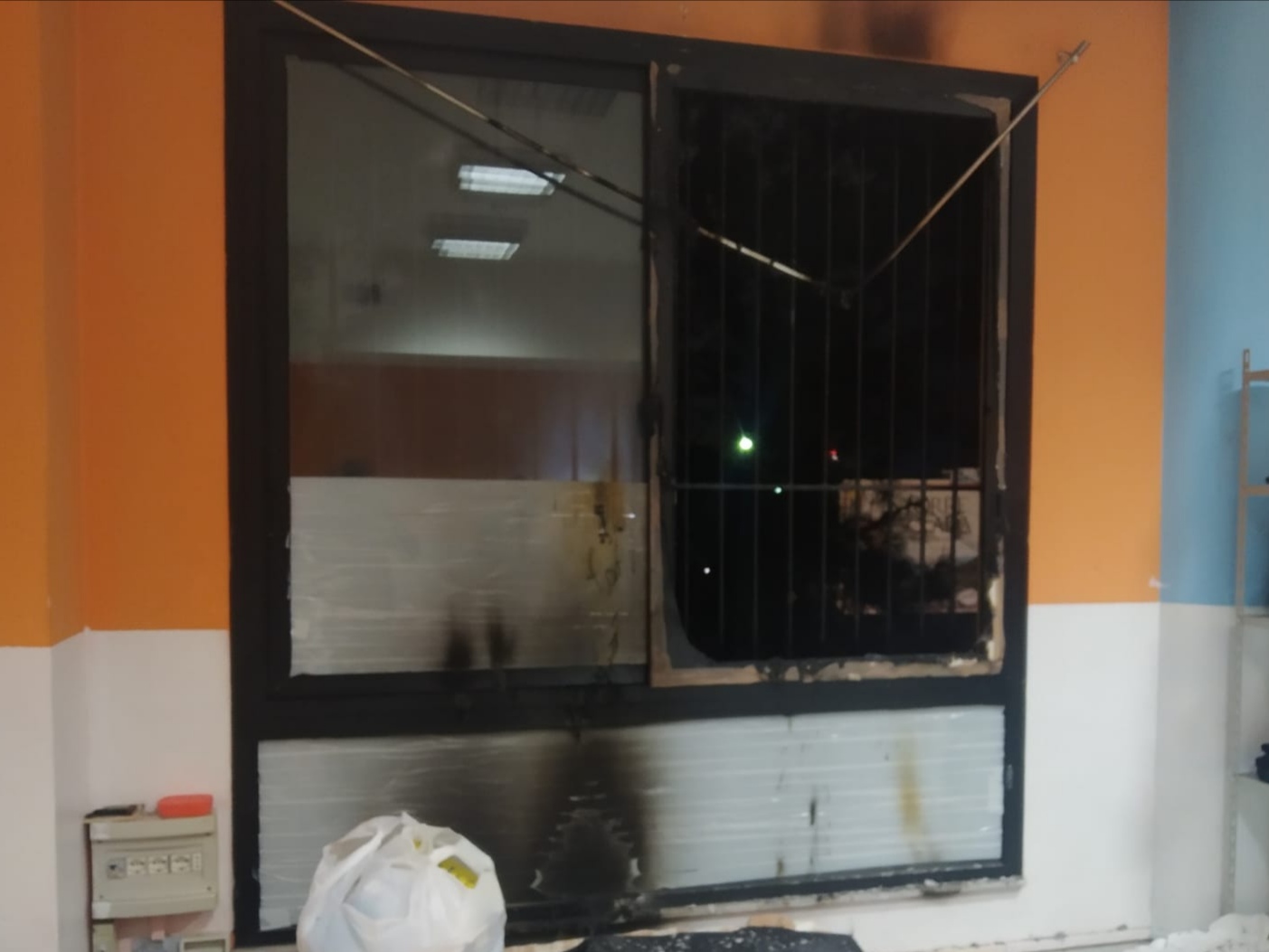 Incendio al dormitorio comunale “La casa di Aldo” a Palermo