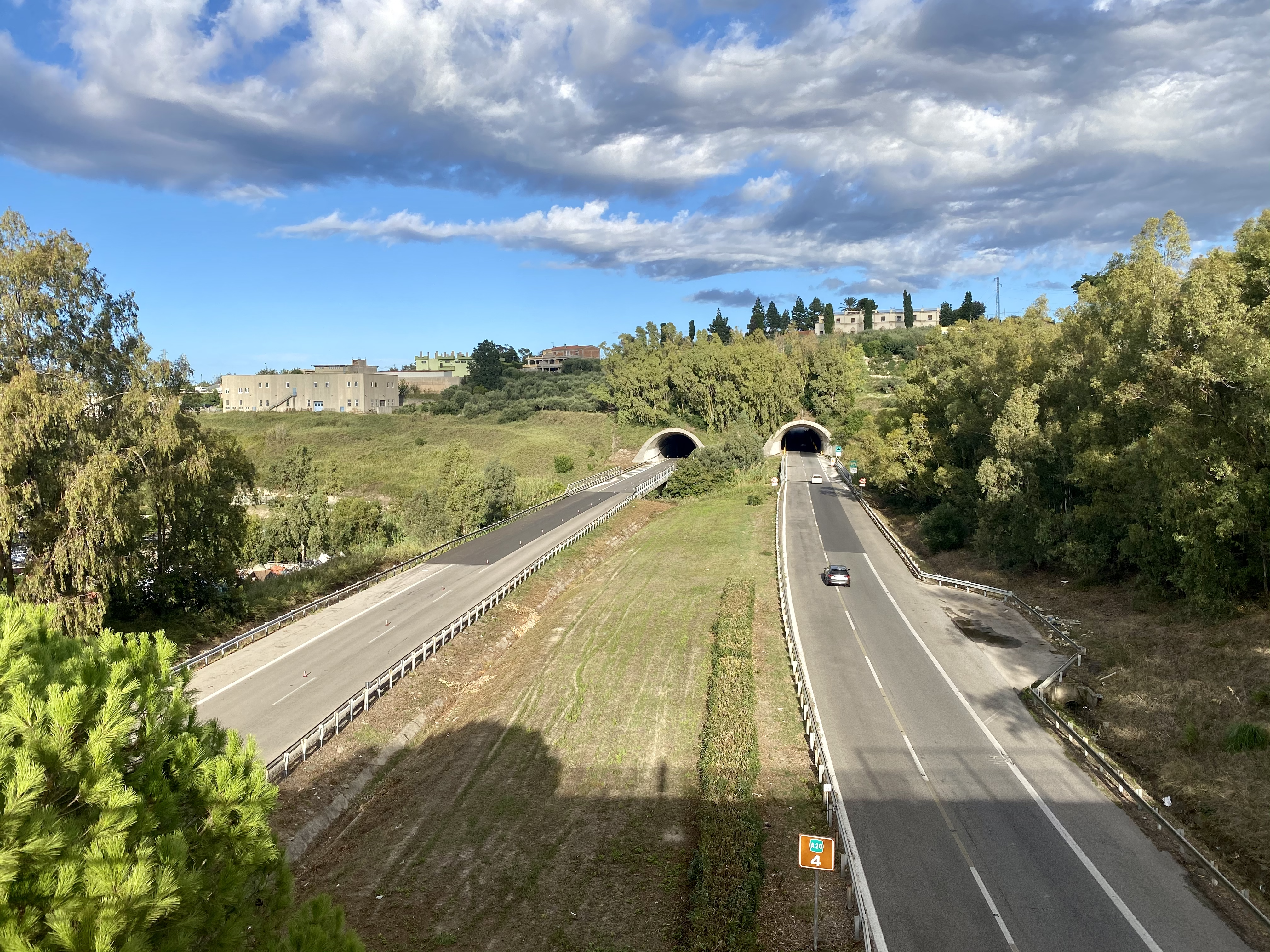 Interventi autostrada A20, messa in sicurezza: possibili disagi