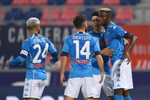 NAPOLI (ITALPRESS) - Il Napoli dilaga nel primo tempo, subisce il tentativo di rimonta dello Spezia...