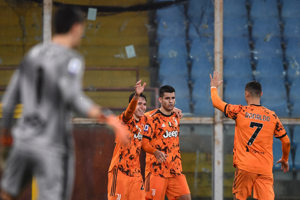 Chiesa e Ramsey in gol al Ferraris, Sampdoria-Juventus 0-2