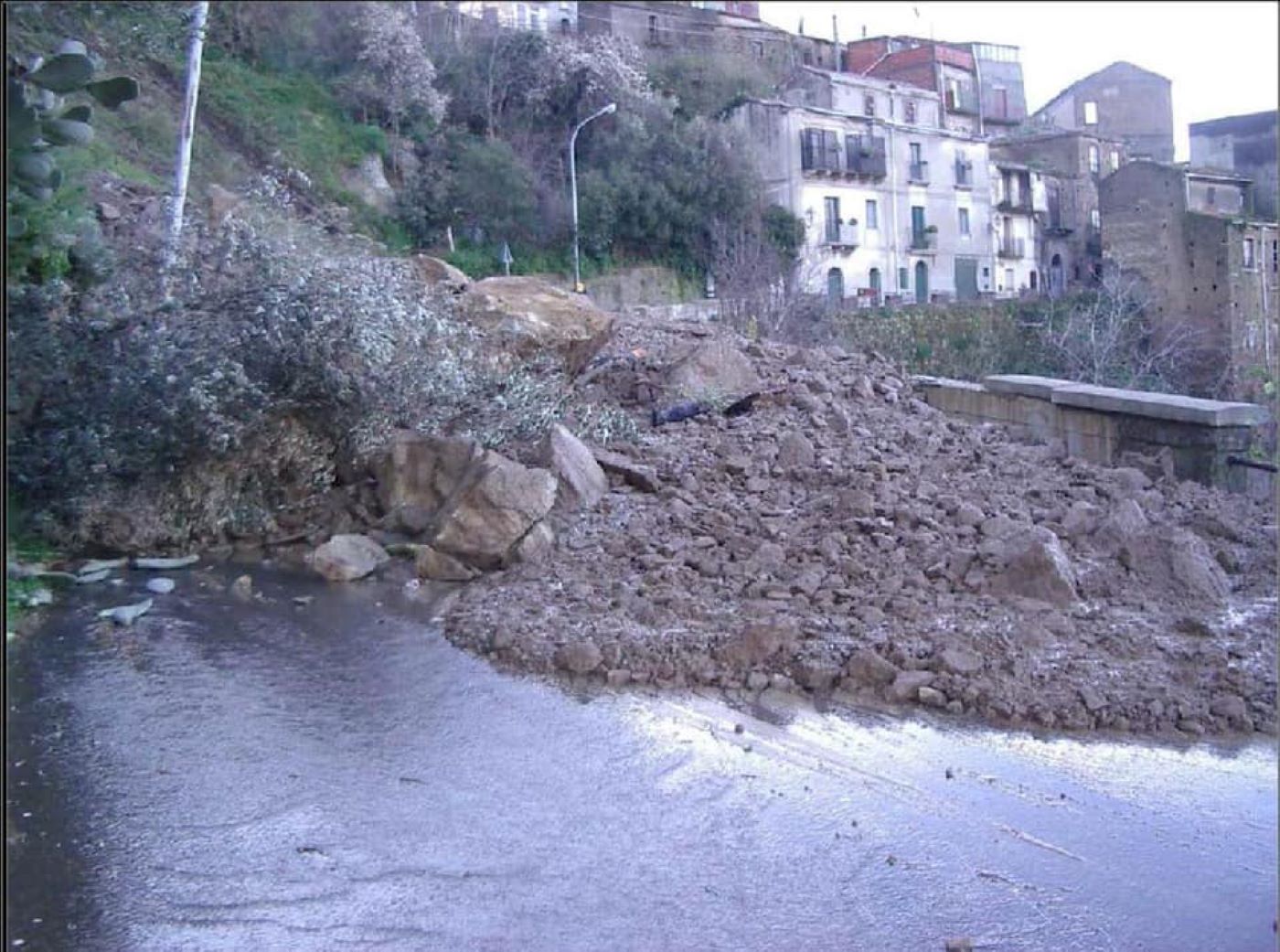 Dissesto idrogeologico a Tripi (Me): interventi su provinciale 115