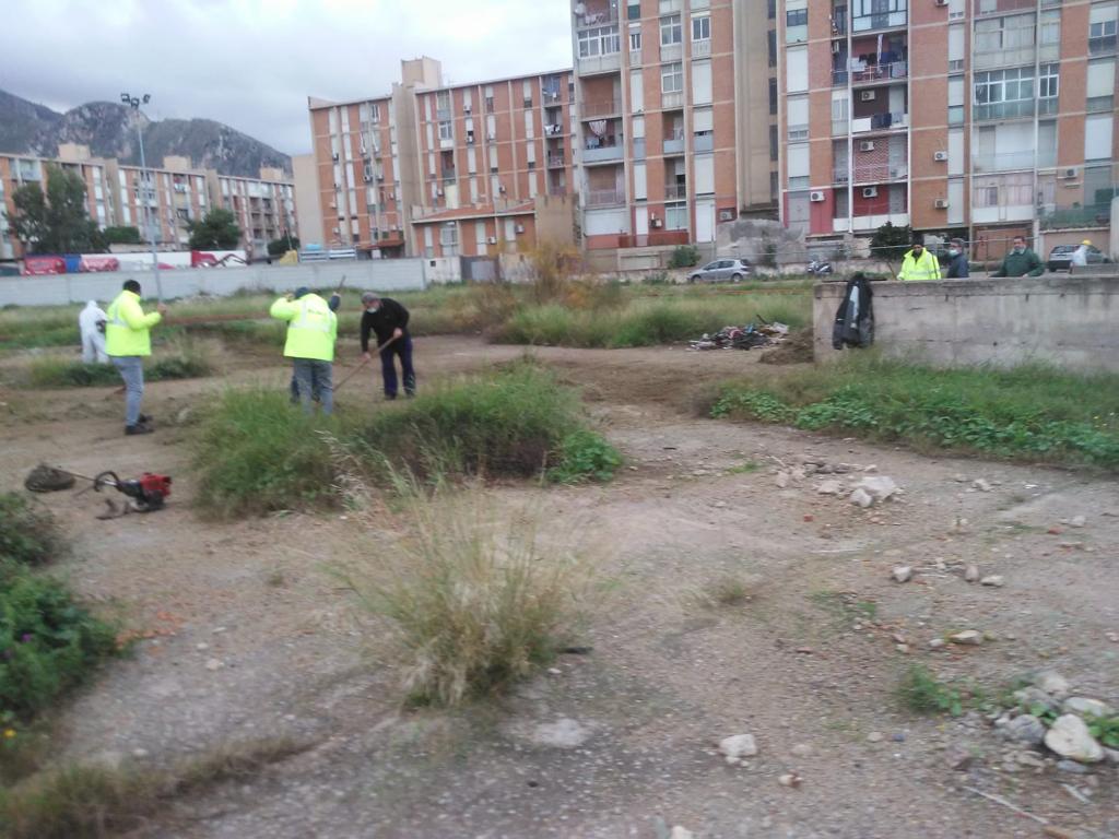 Riqualificazione area verde Palermo, ripresi i lavori allo Sperone