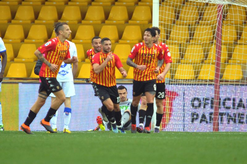 Keita replica a Caprari, Benevento-Sampdoria finisce 1-1